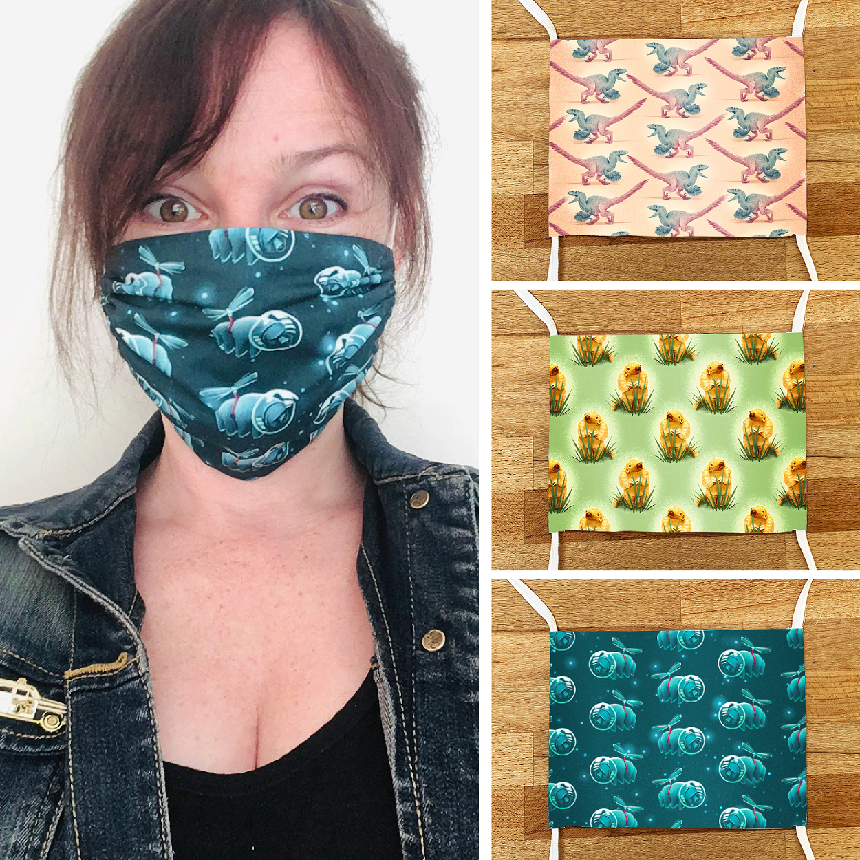 Interview with Poodlesoup about our geeky mouth masks