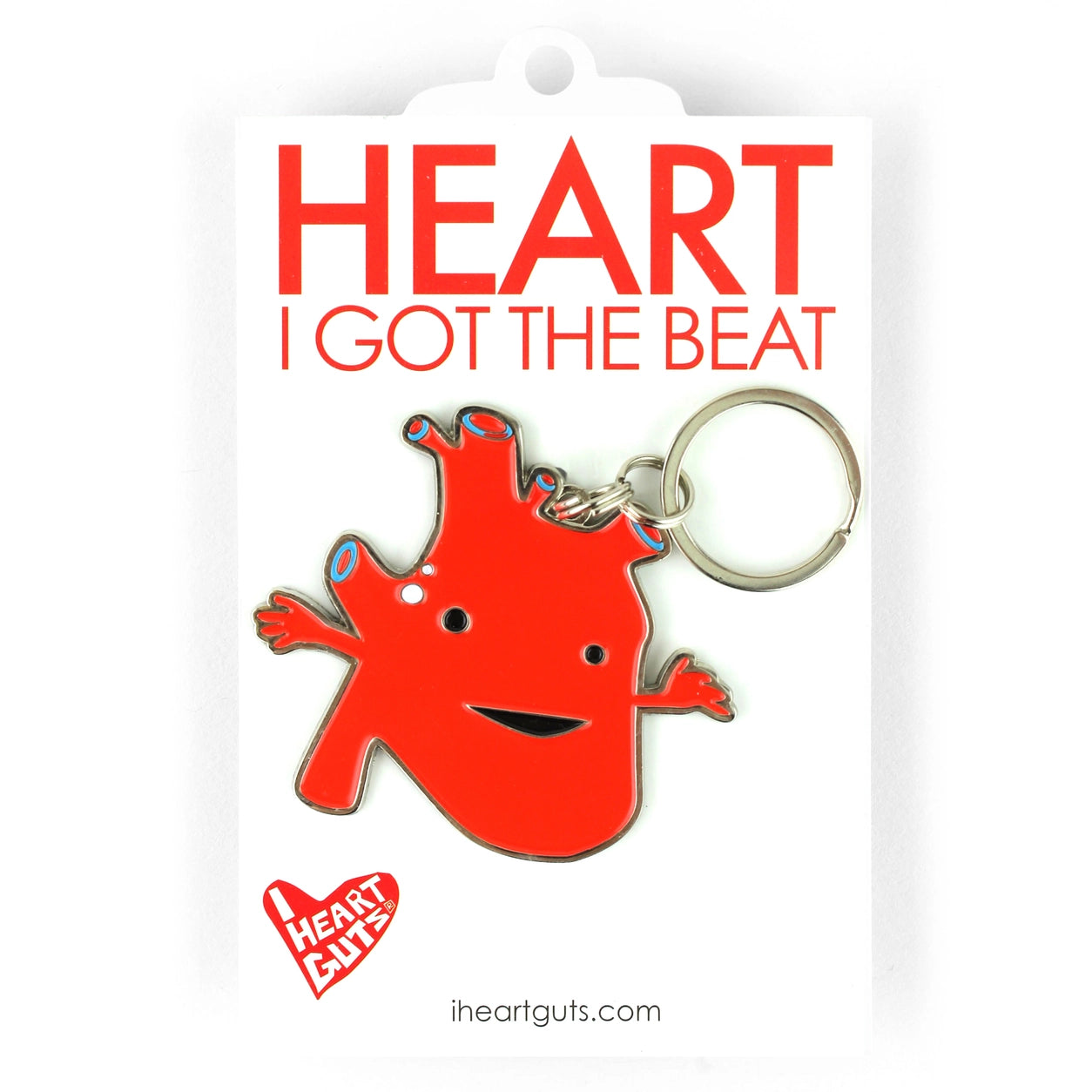 Keychain heart - I got the beat