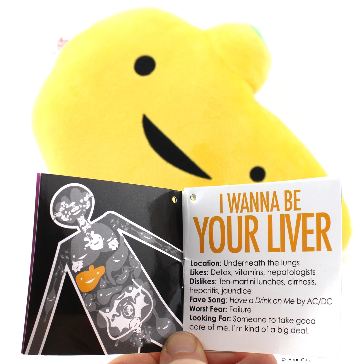 plushie liver - I'm a liver, not a fighter
