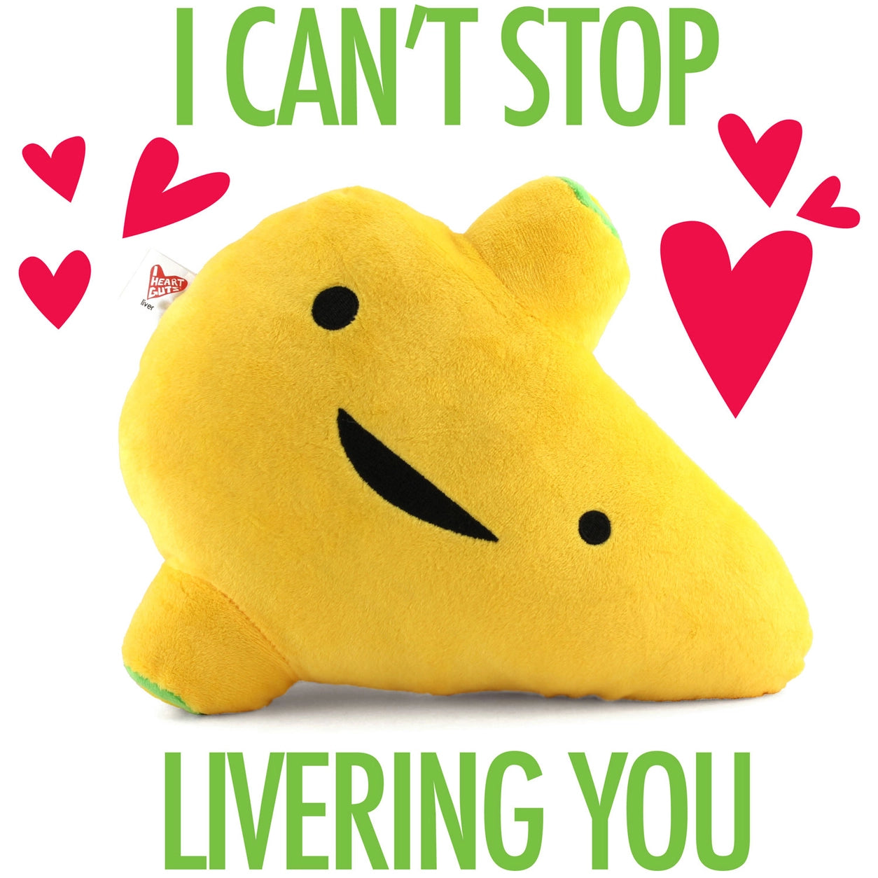 plushie liver - I'm a liver, not a fighter