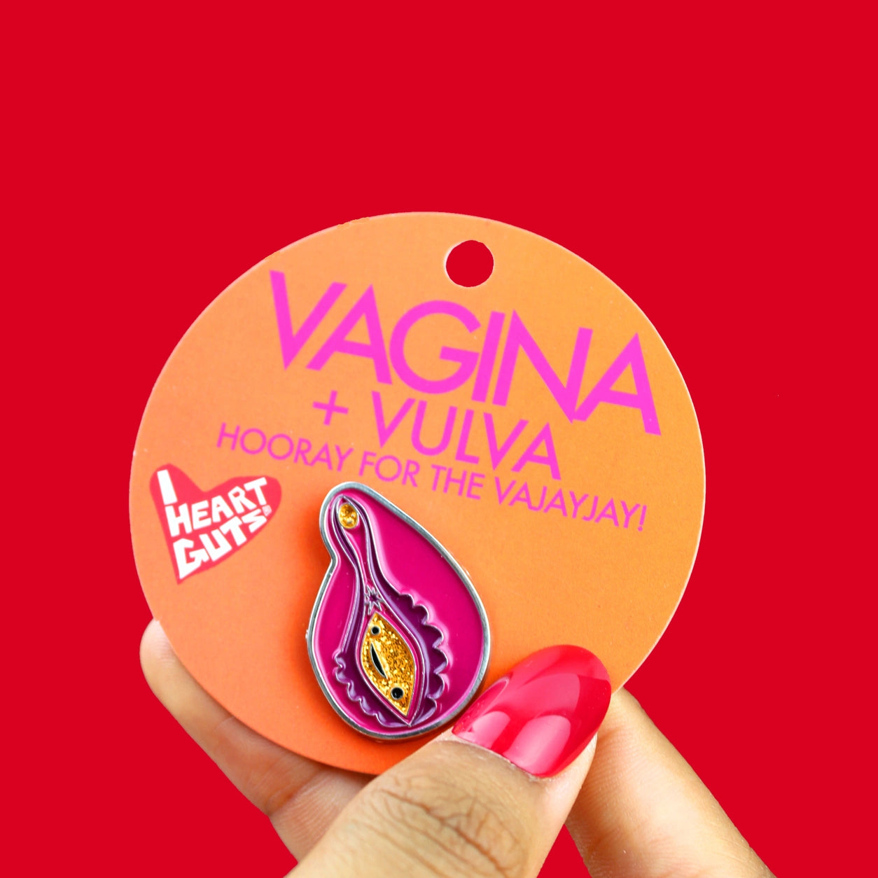 Brooch vulva - Yay for the Vajayjay