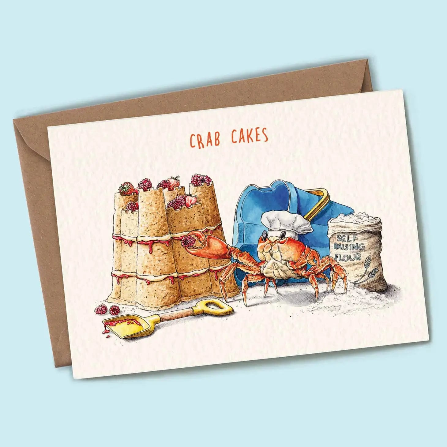Greeting Card "Crab Cakes"