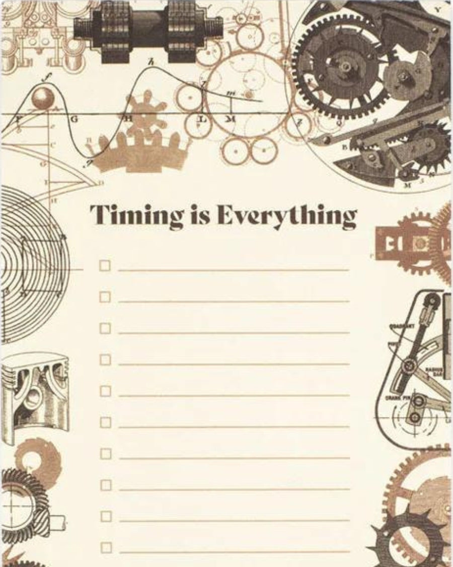 Task List Mechanical Engineering - Timing Is Everything