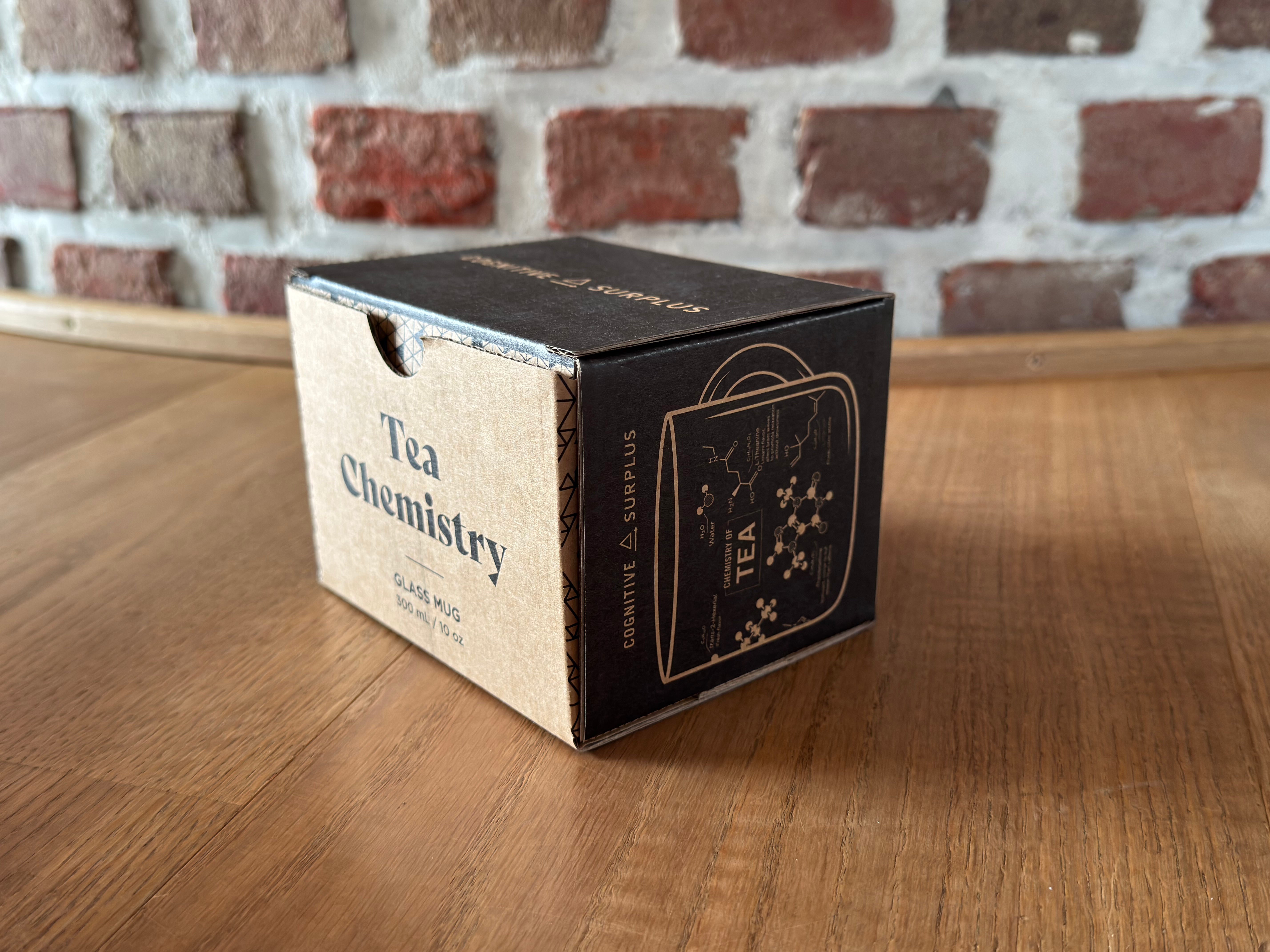 Glass Mug "The Chemistry of Tea"