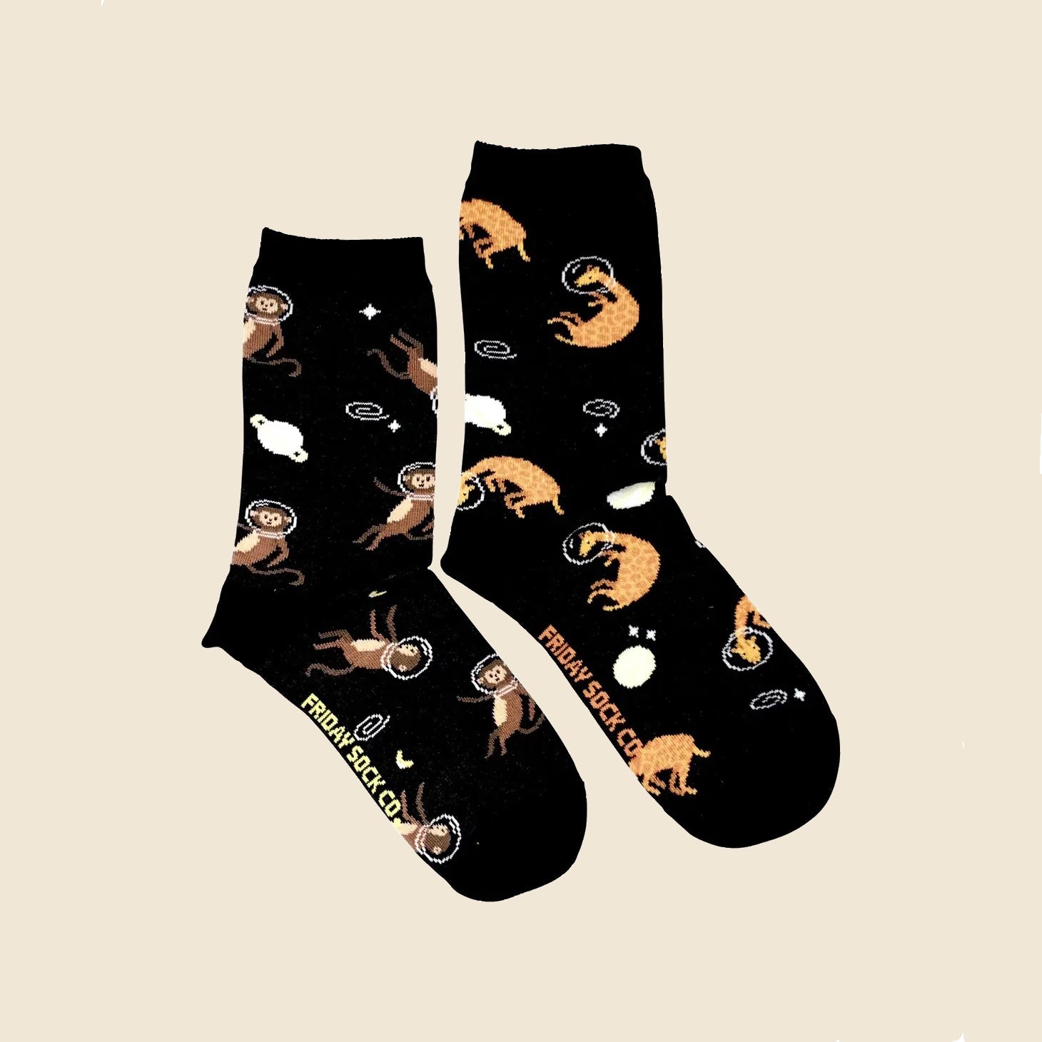 socks "Animals in Space"