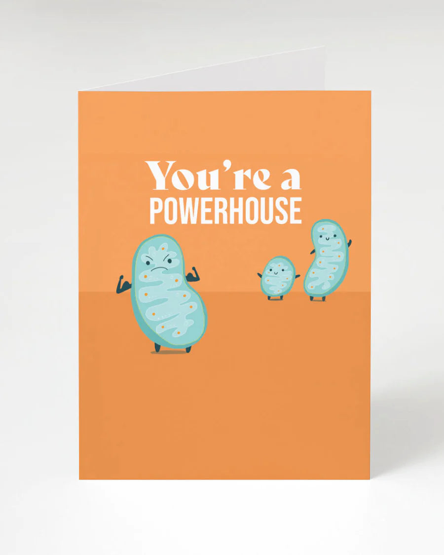 Greeting card "You're a powerhouse"