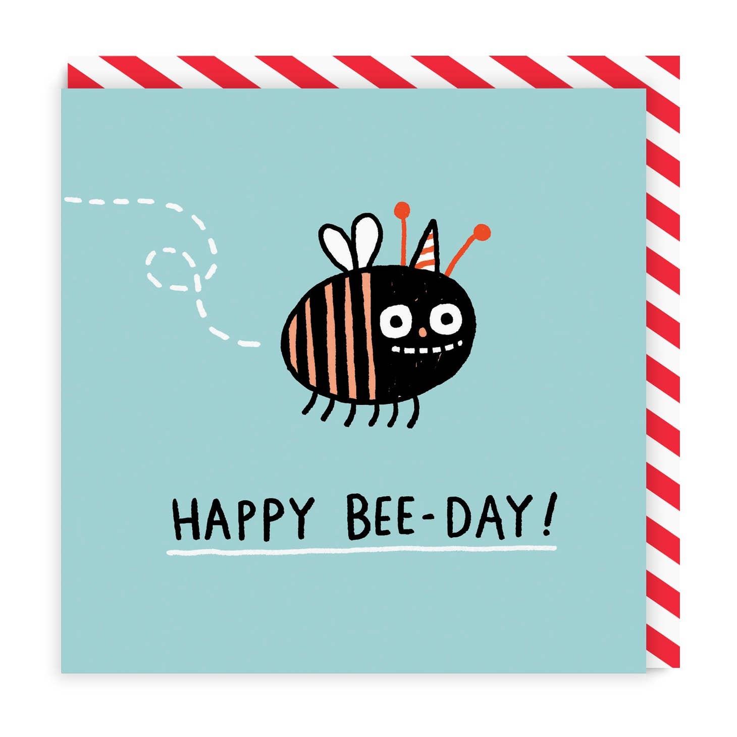 Greeting card "Happe Bee Day" -. Fairy Positron