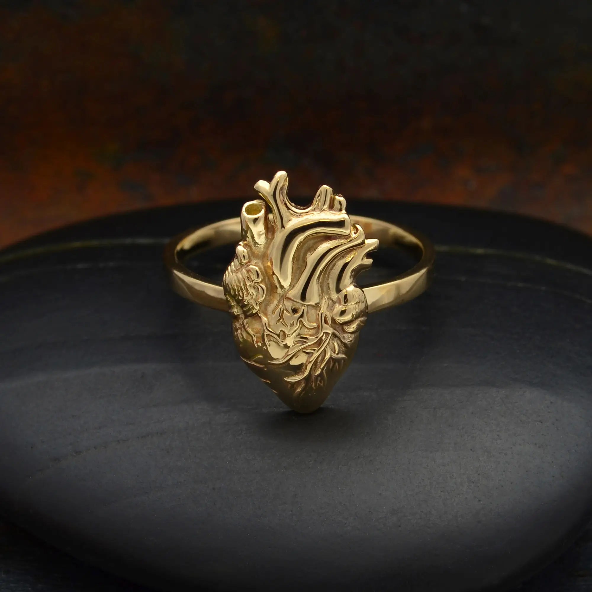 Bronze ring anatomical heart - Fairy Positron