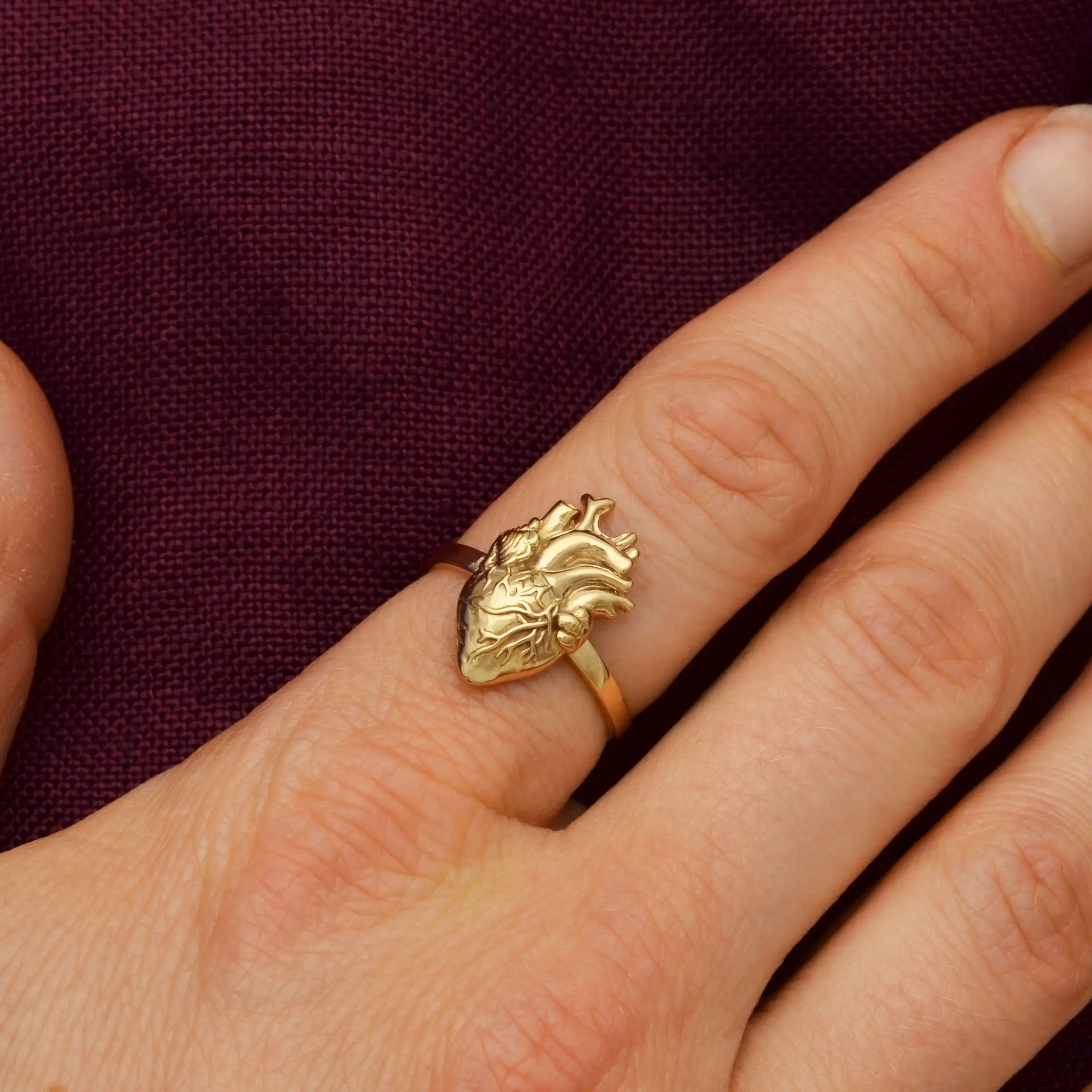 Bronze ring anatomical heart - Fairy Positron