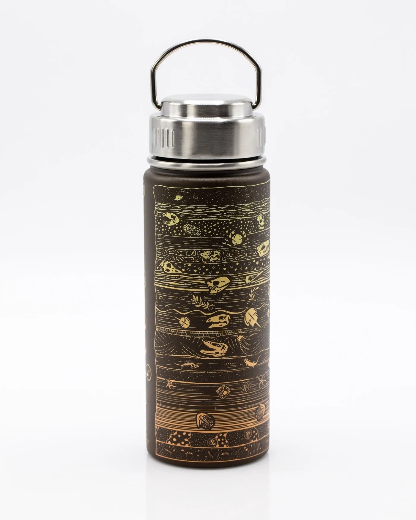 Drinking bottle/thermos earth layers/stratigraphy (550ml) - Fairy Positron
