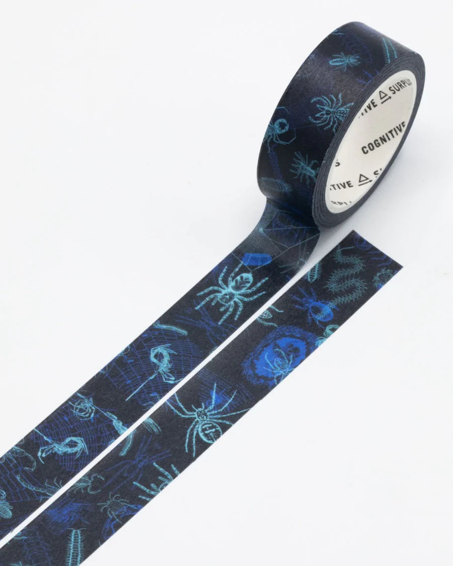 Washi tape spiders & webs - Fairy Positron