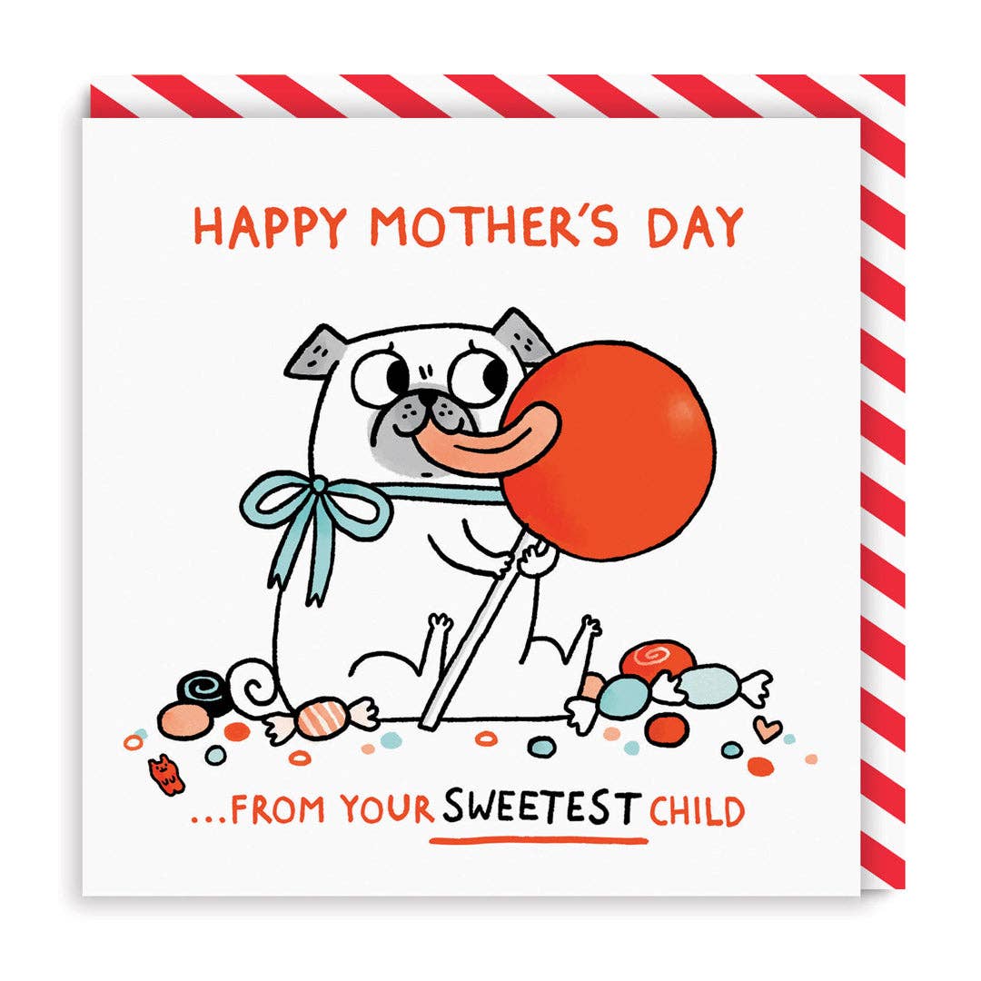 Mother's Day greeting card "From your sweetest child" -. Fairy Positron