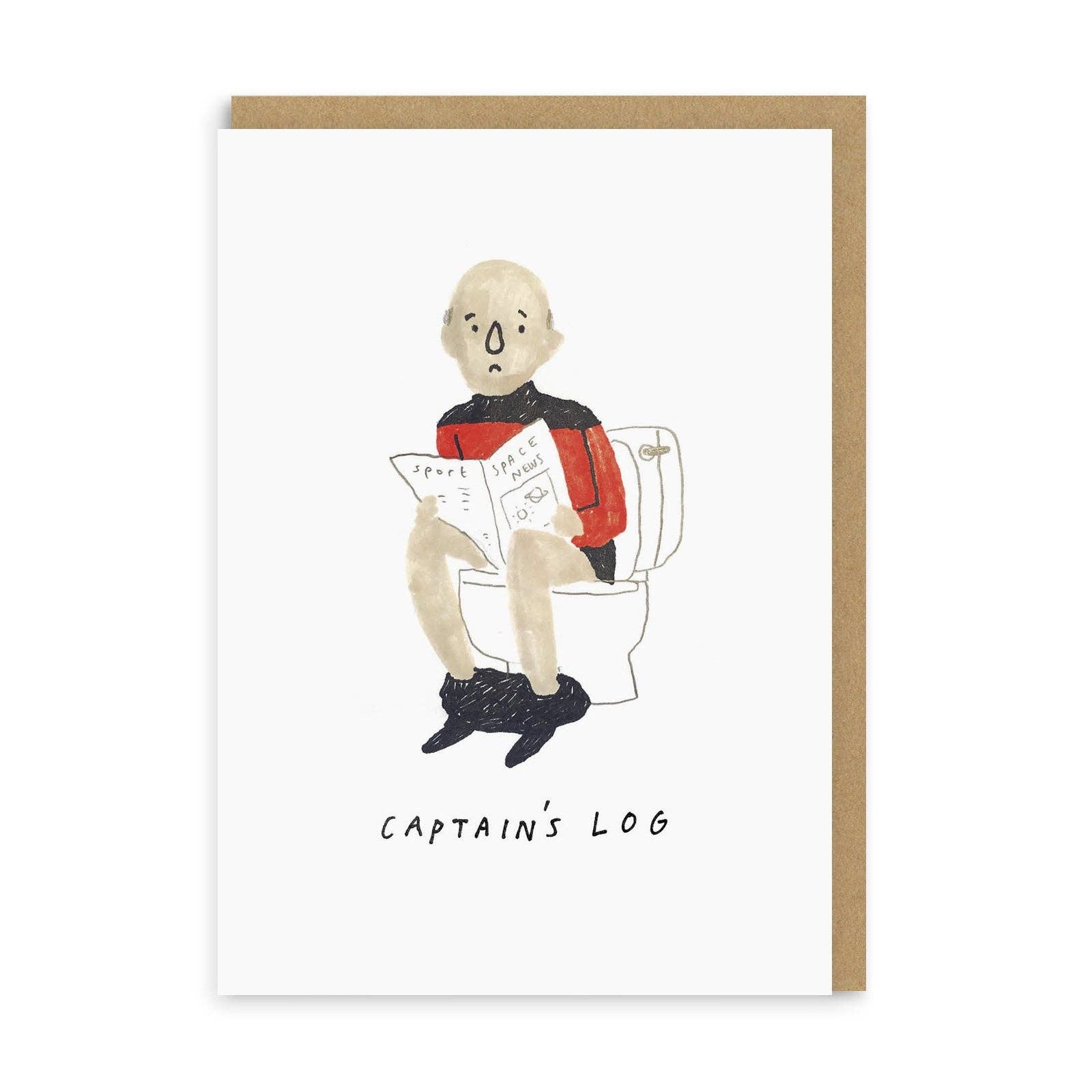 Greeting card "Captain's Log" -. Fairy Positron
