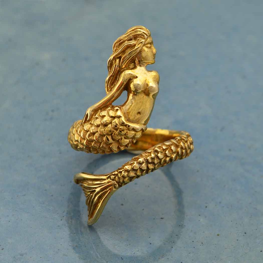 Bronze ring mermaid - Fairy Positron
