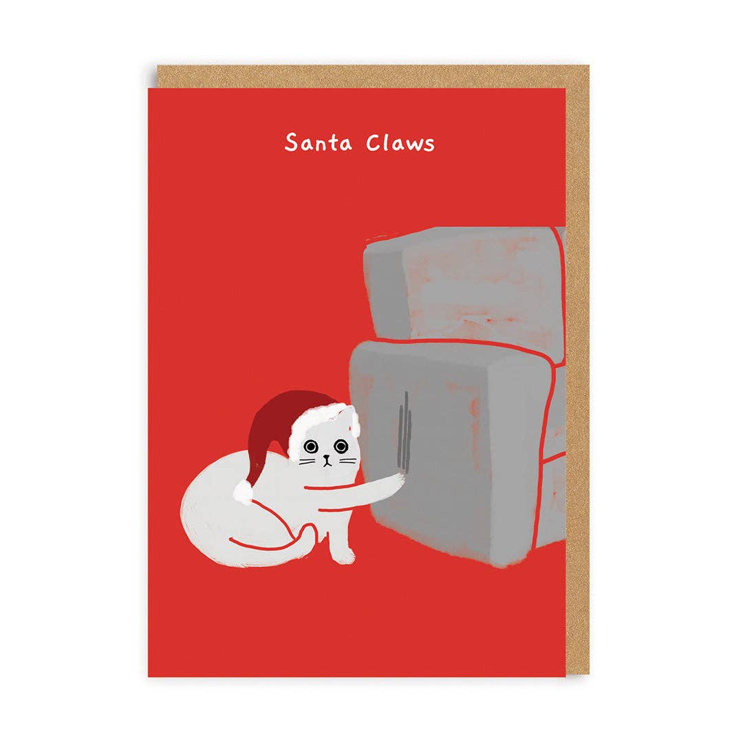 Greeting card "Santa Claws" - Fairy Positron
