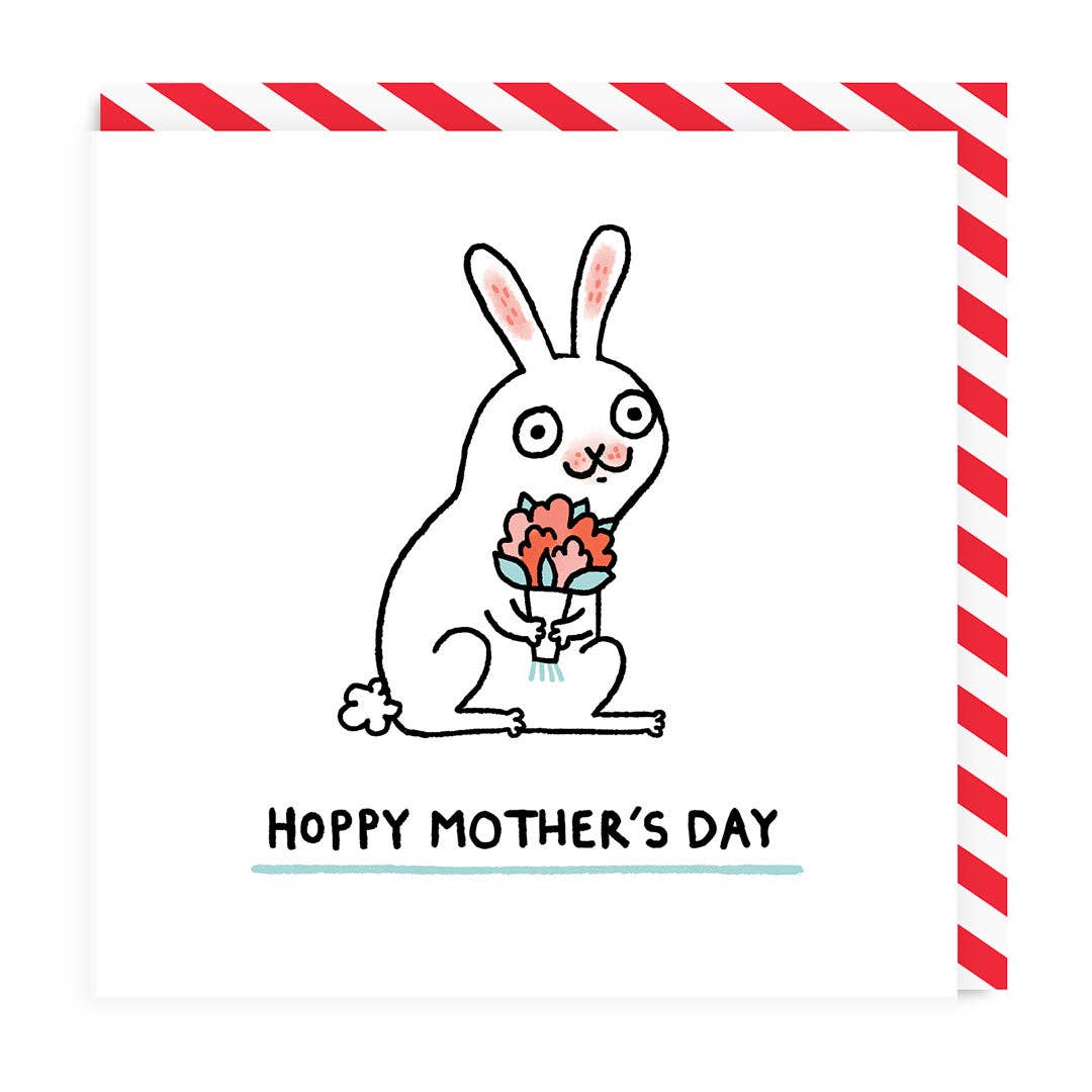 Greeting card Mother's Day "Hoppy Mother's Day" -. Fairy Positron