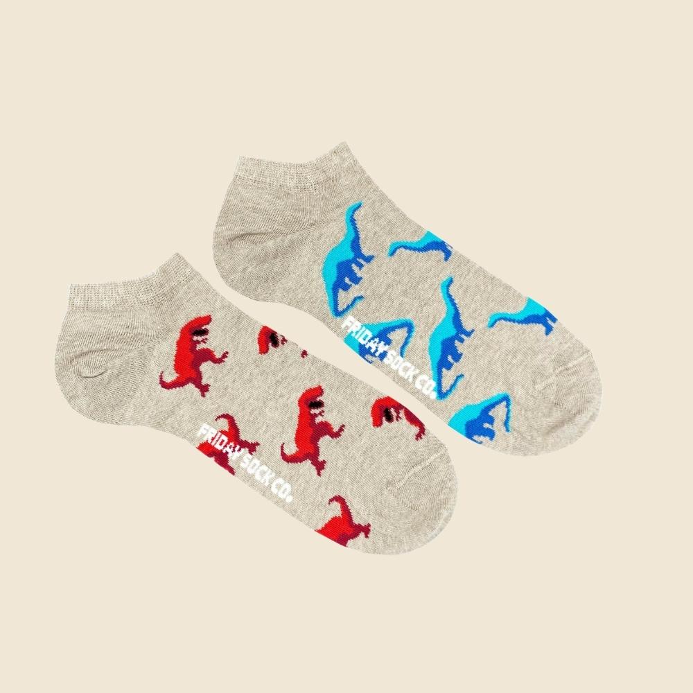 Ankle socks T-rex & brontosaurus (40-44) - Fairy Positron