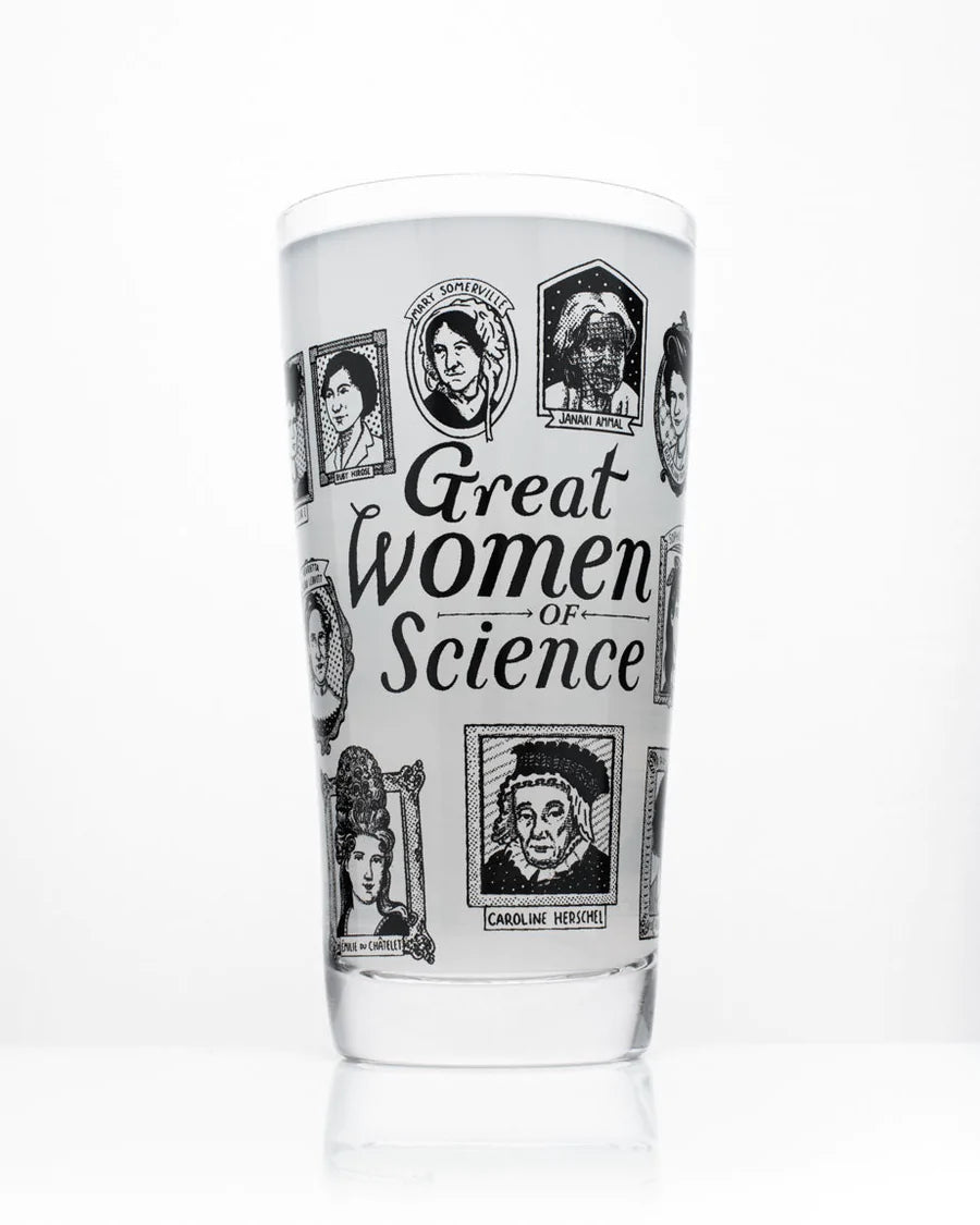 Beer glass "Great Women of Science" - Fairy Positron