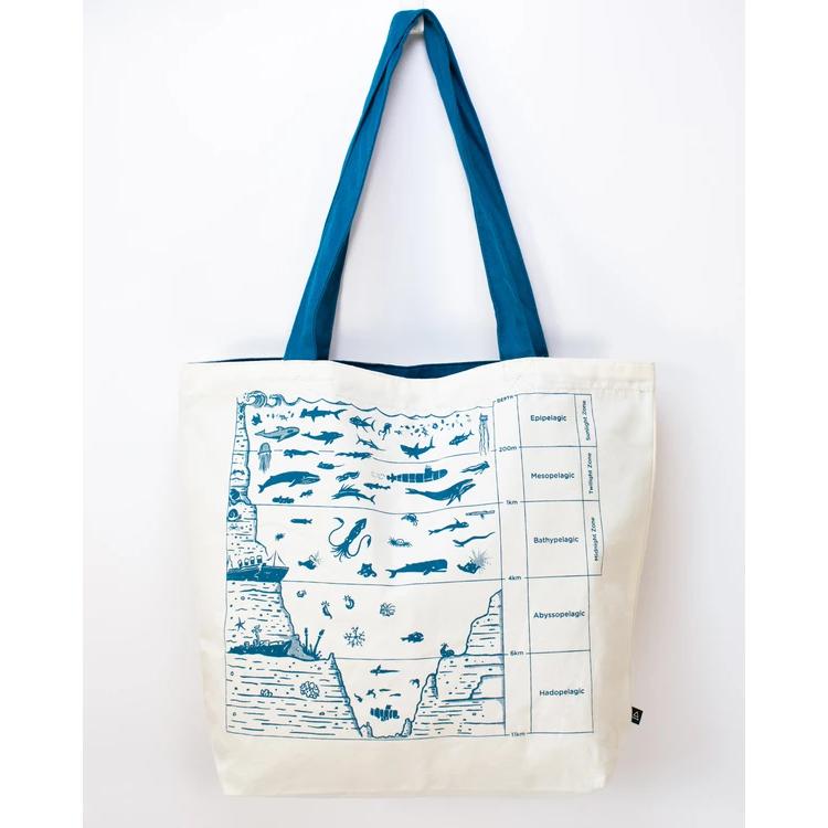 Shoulder bag "Beneath the waves" -. Fairy Positron
