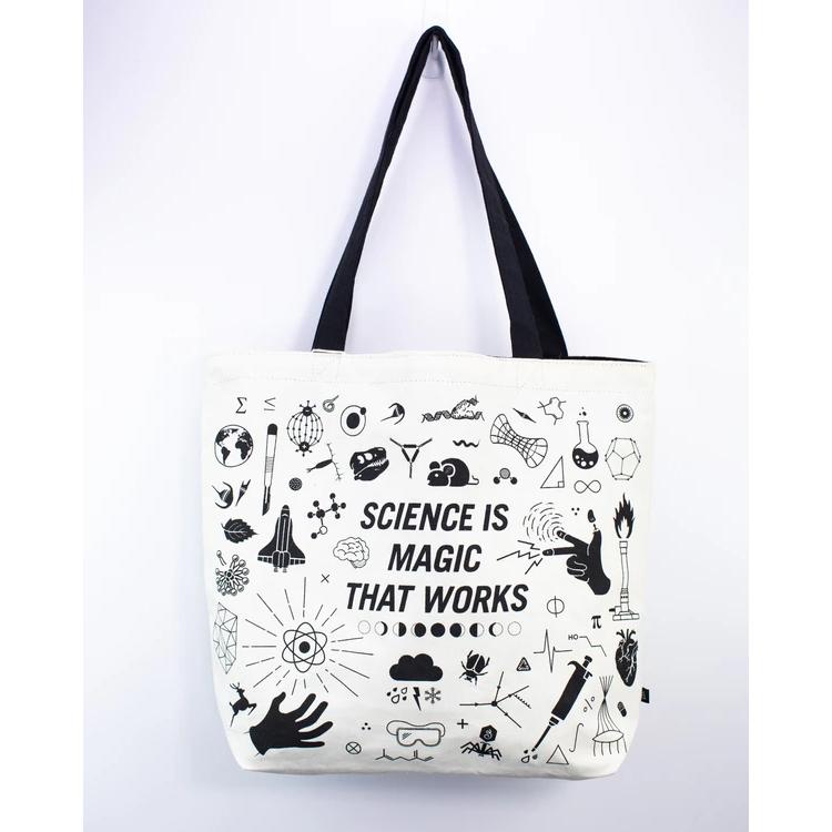 Shoulder bag "Science is magic that works" - Fairy Positron