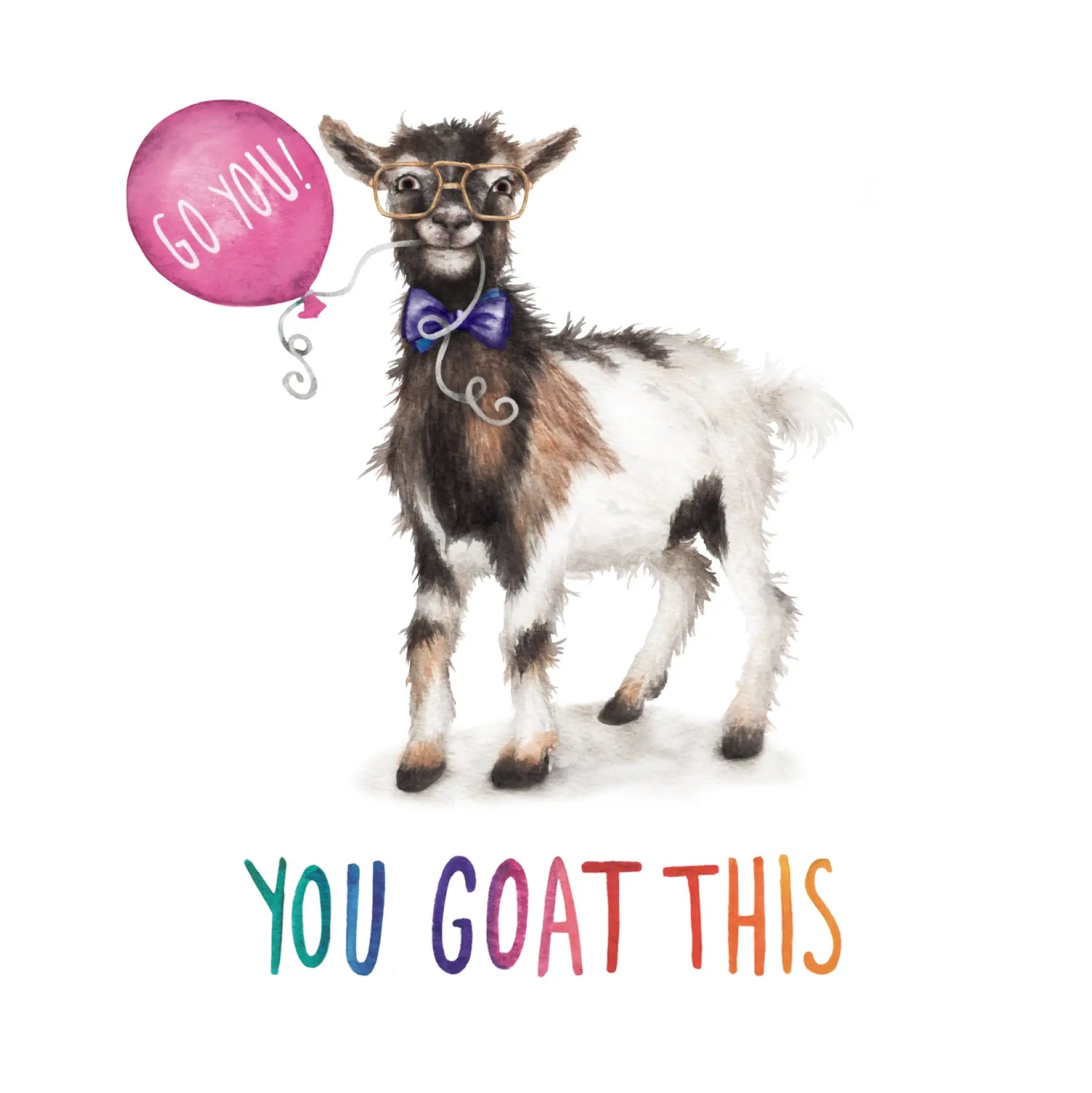 Greeting Card "You Goat This" - Fairy Positron