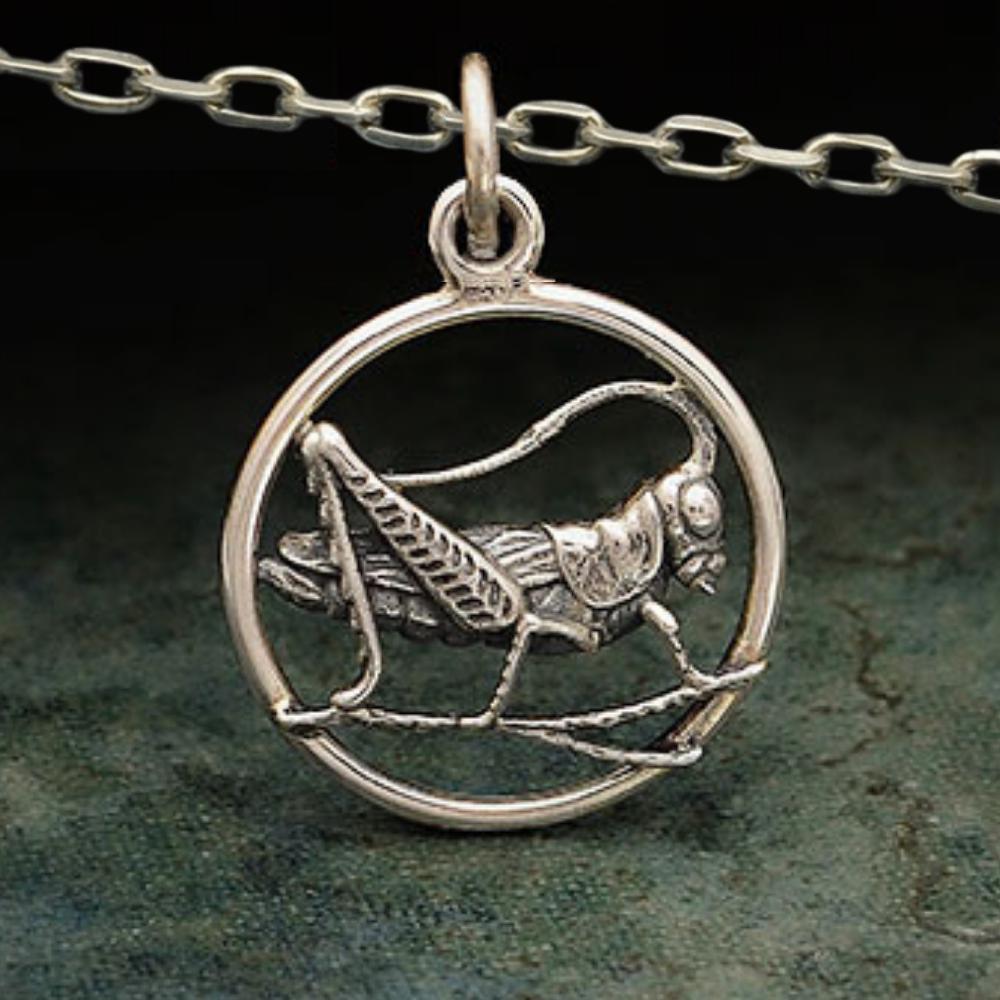 Silver necklace cricket - Fairy Positron