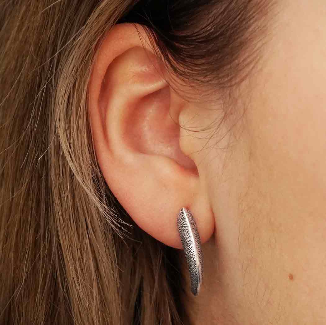 Silver earrings claw - Fairy Positron