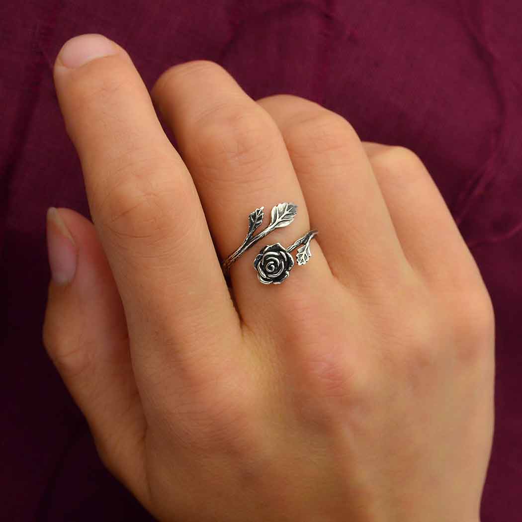 Silver ring rose - Fairy Positron