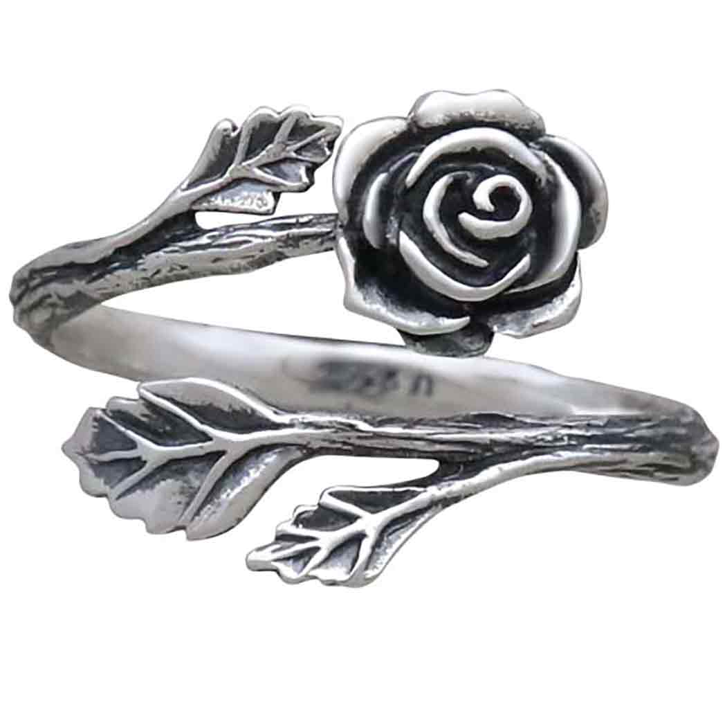 Silver ring rose - Fairy Positron